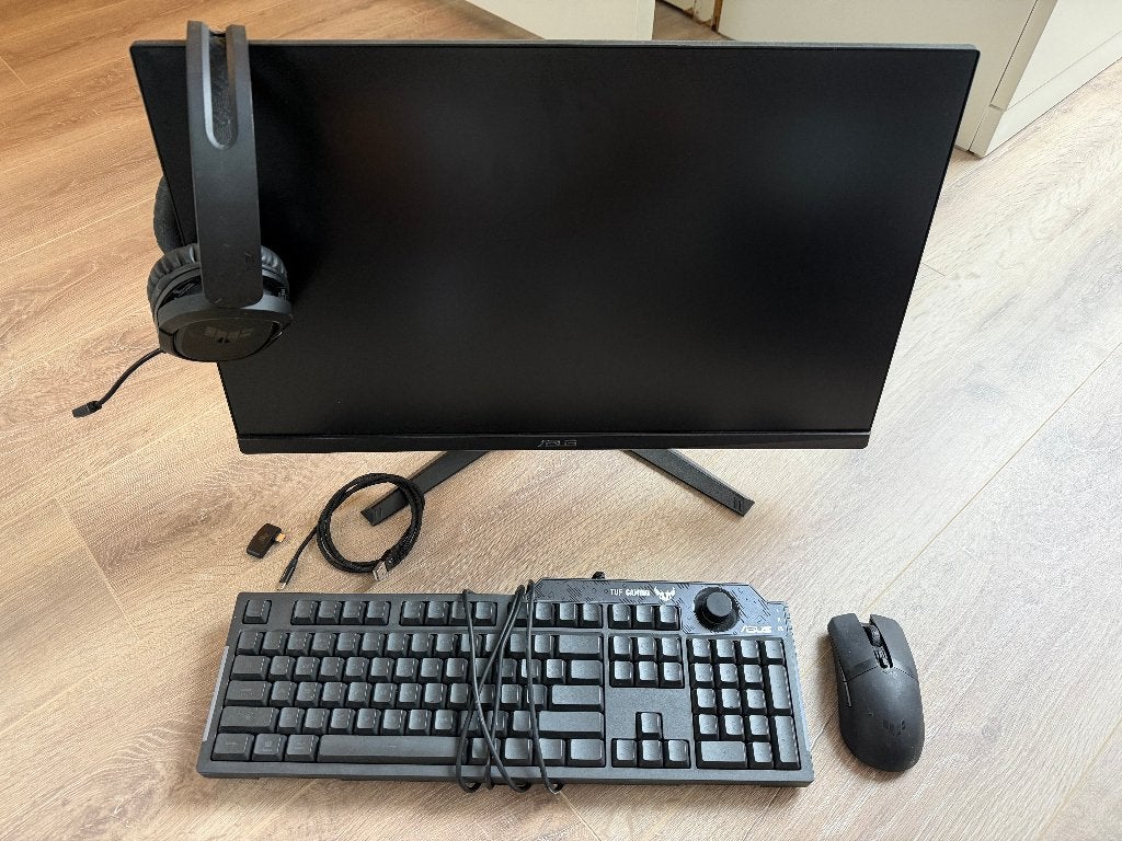 Complete Asus gaming TUF set, Gaming, IPS, ASUS, Ophalen of Verzenden