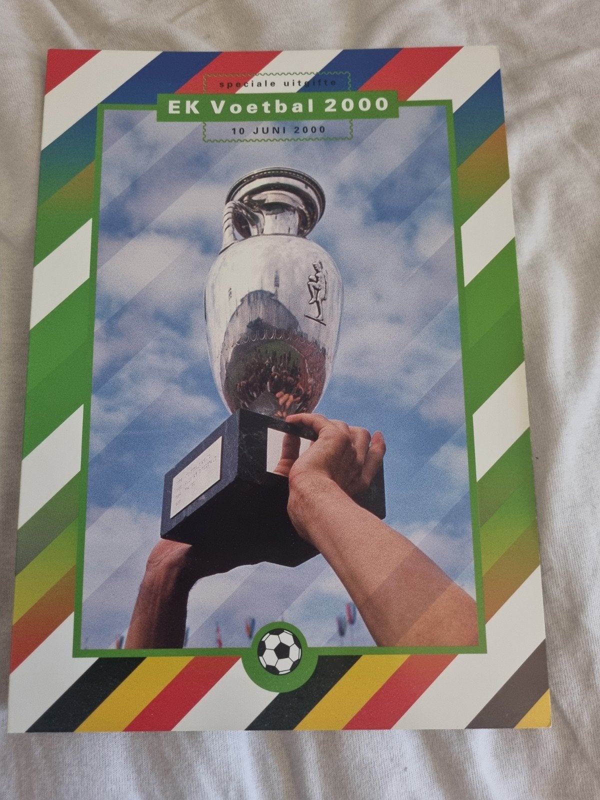 EK Voetbal 2000 Speciale Herinneringsmapje, Postzegels en Munten, Ophalen of Verzenden, Na 1940, Postfris