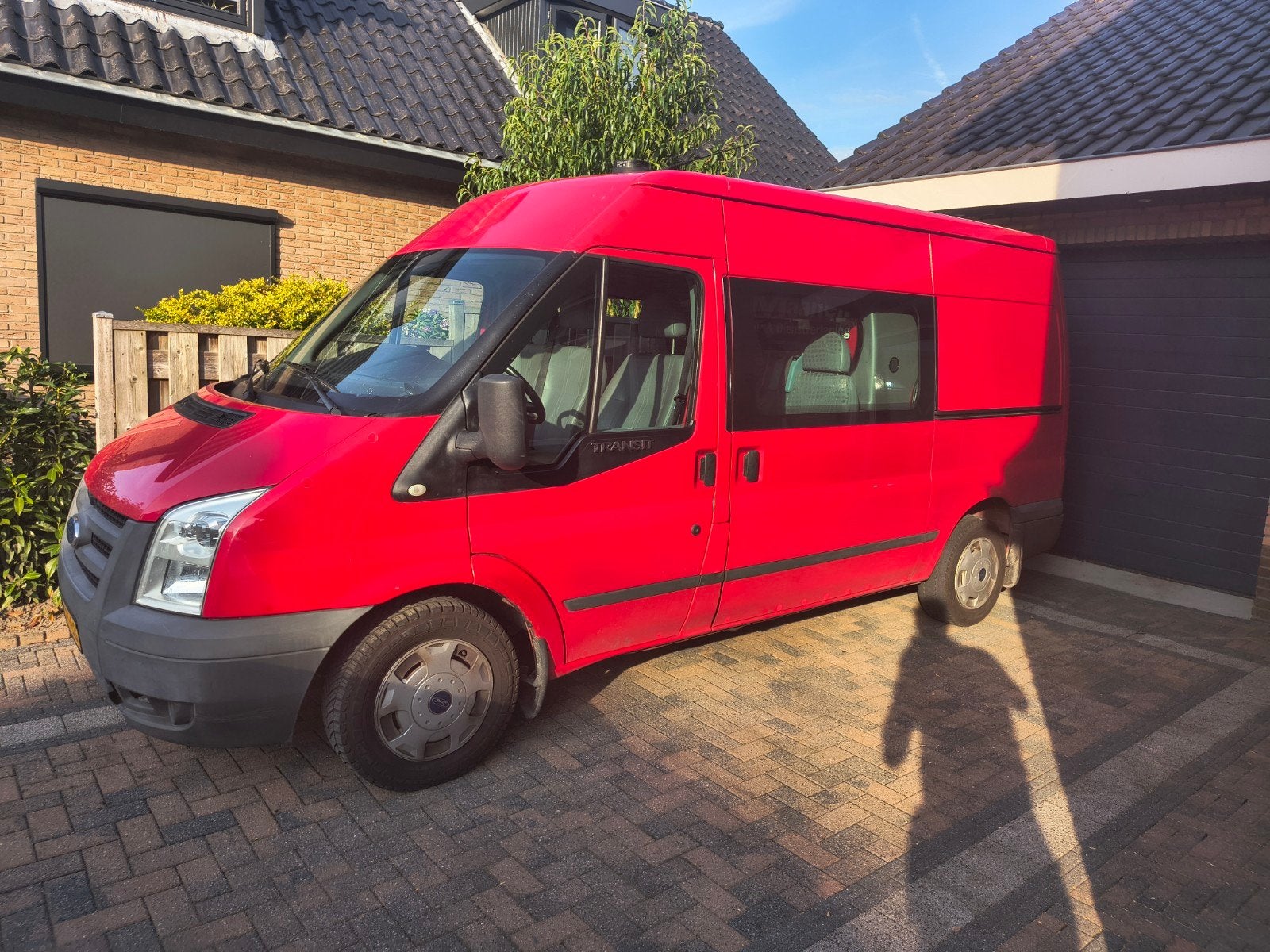Ford Transit 91.423km 280M DC 115DPF 4.36 MARGE dubbel cabin, Auto's, Voorwielaandrijving, 4 cilinders, Origineel Nederlands, Particulier