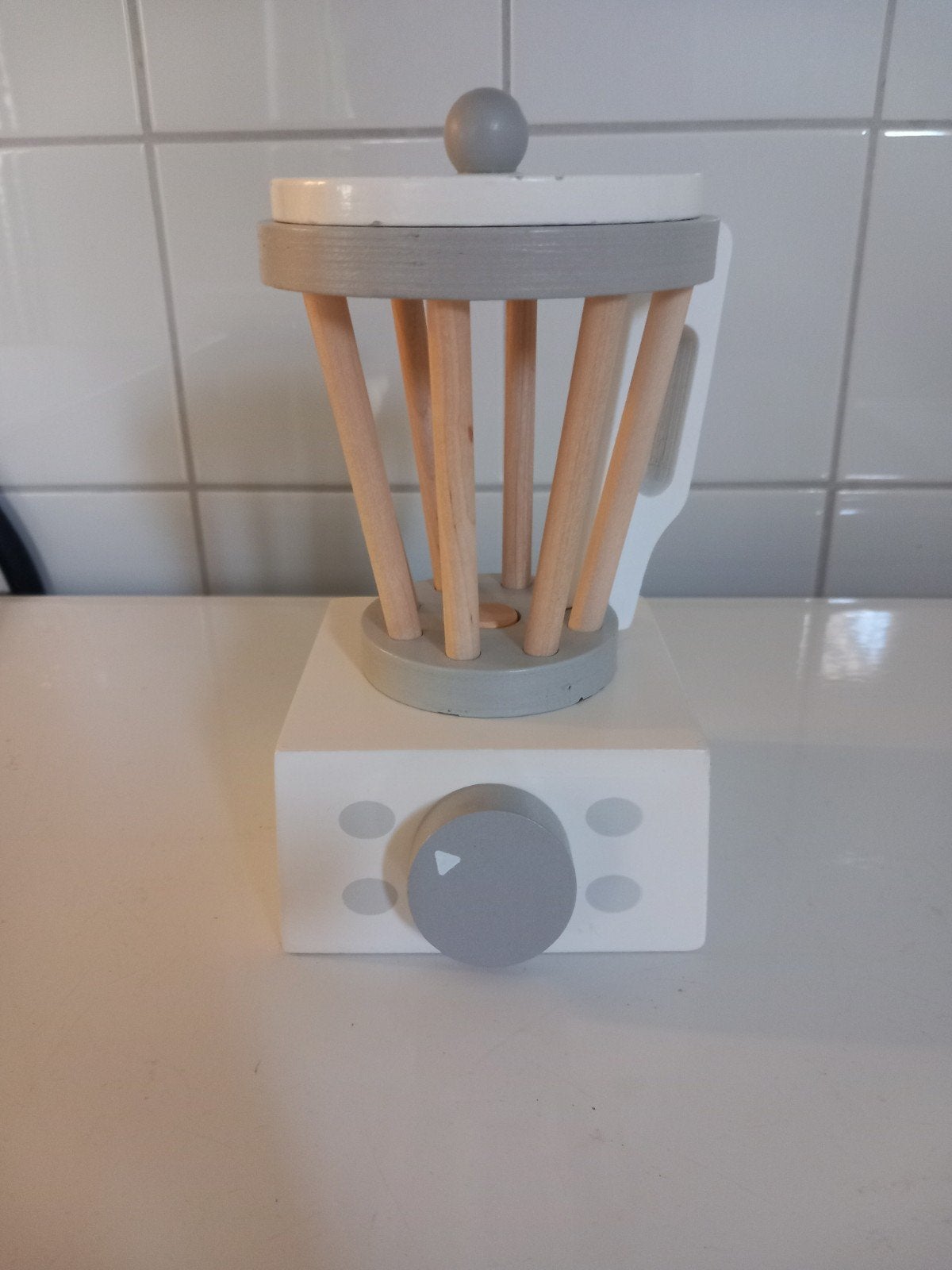 Houten blender met fruit (Nijmegen oost), Ophalen of Verzenden, Zo goed als nieuw, Overige typen