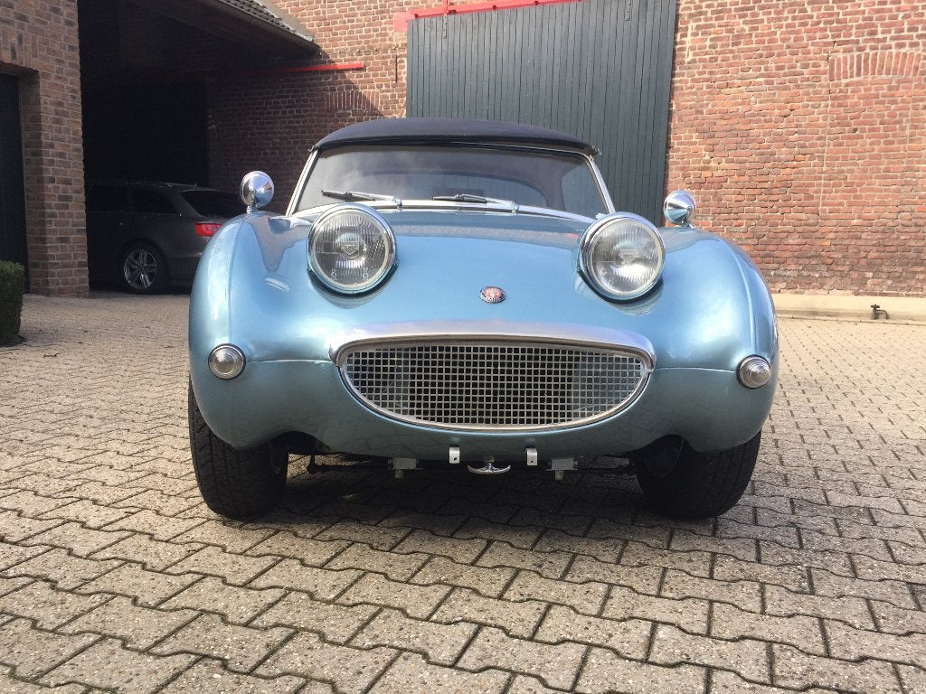 Austin Healey Sprite Frogeye, Beige, Cabriolet, 68 pk, Leder
