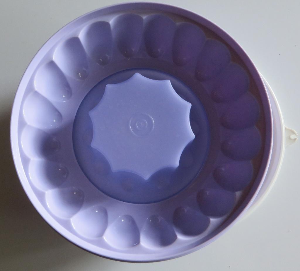 Tupperware Puddingvorm Lila, Ophalen, Zo goed als nieuw, Paars, Schaal