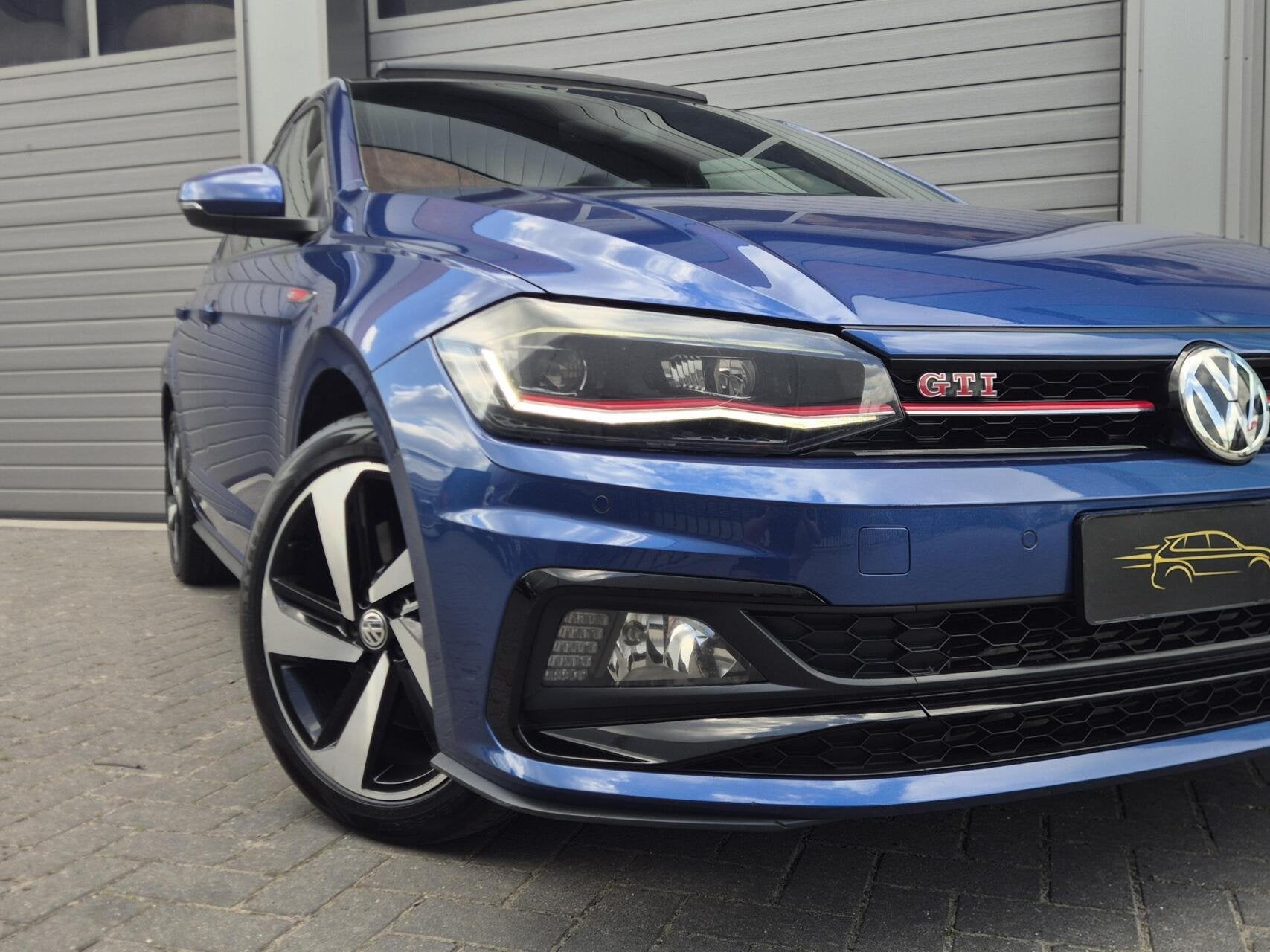 Volkswagen Polo 2.0 TSI GTI 260PK/ACC/Virtual/Pano/Led/Keyle, Dealer onderhouden, Gebruikt, 4 cilinders, Blauw