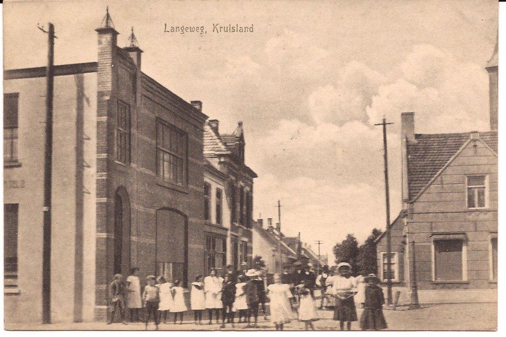 LANGEWEG  KRUISLAND mobilisatie  1917  nr  777, Verzamelen, Ansichtkaarten | Nederland, Verzenden, Voor 1920, Gelopen, Noord-Brabant