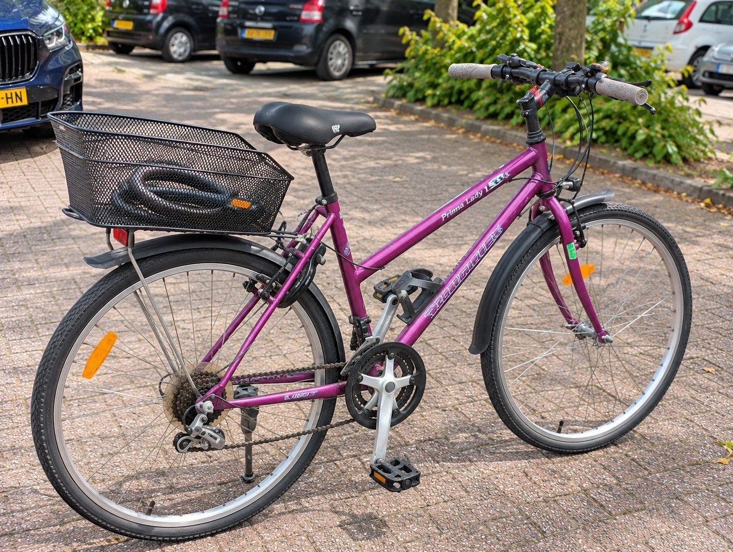 Damesfiets Rambler Prima Lady – 3 versnellingen +, Fietsen en Brommers, Gebruikt, Velgrem, Versnellingen, 50 tot 53 cm