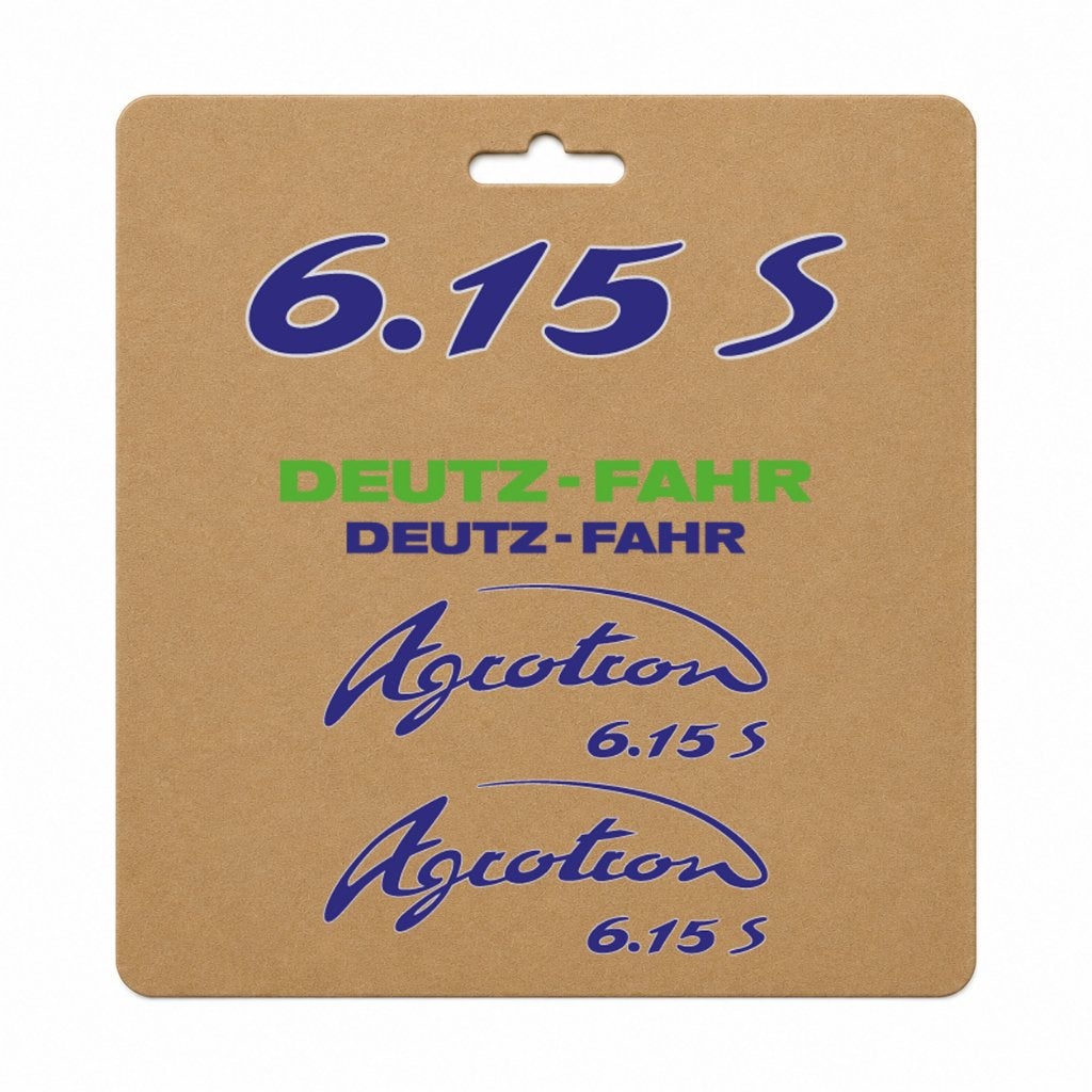 Vervangende Stickers Deutz Agrotron 6.15 - 6.20, Verzenden