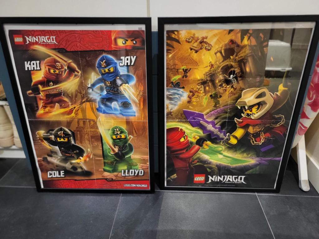 Lego Ninjago Posters - Kai, Jay, Cole, Lloyd 50x70 cm, Ophalen of Verzenden