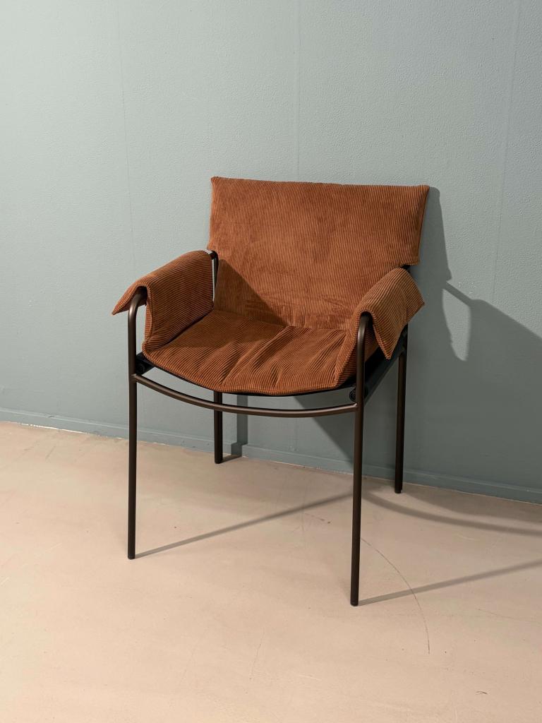 !Nieuw! - KFF - Loop - Lisboa - Eettafelstoel, Huis en Inrichting, Stoelen, Ophalen, Bruin, Info@eras-interieurs.nl, Nieuw