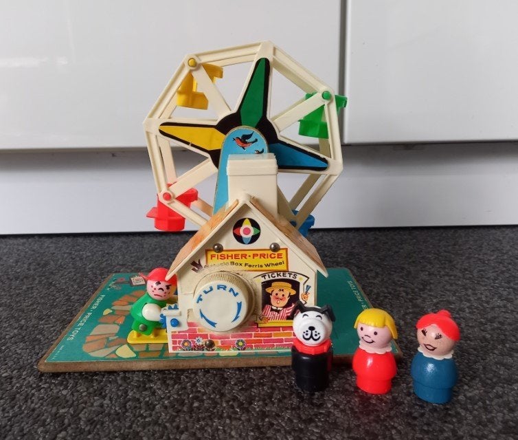 * Vintage Musical Ferris Wheel reuzenrad Fisher Price 969 *, Ophalen of Verzenden, Gebruikt