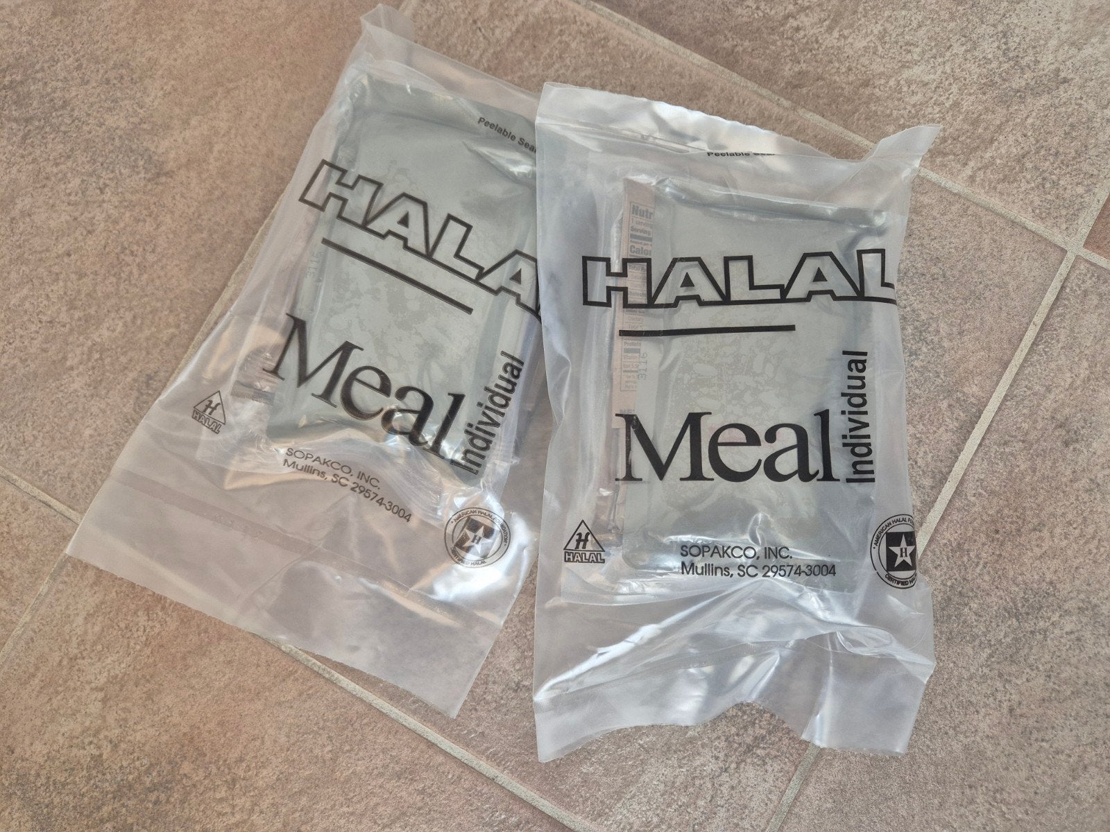 US Halal MRE ( Meal Ready-to-Eat), Ophalen of Verzenden