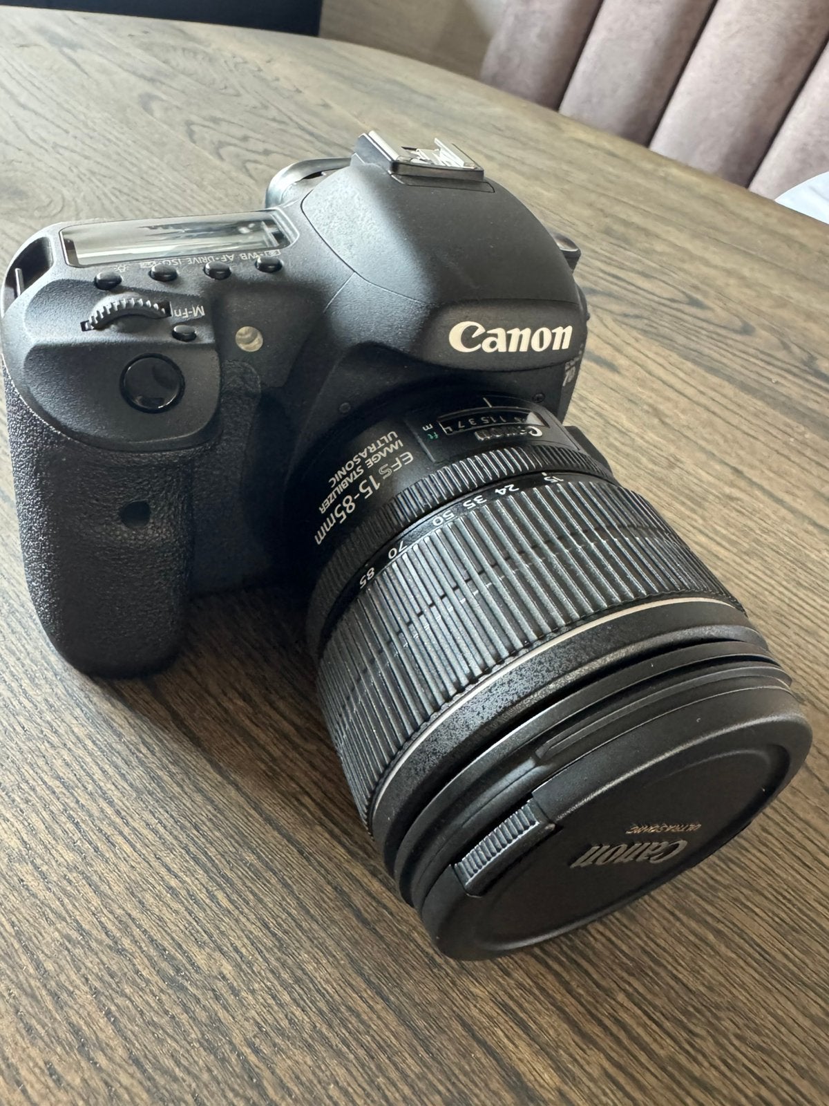 Canon camera EOS 7D, perfecte staat met lenzen & accessoires, Ophalen, Lensdop, Spiegelreflex, Canon