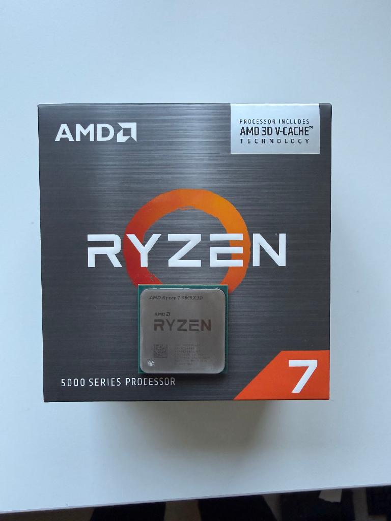 Te koop: AMD Ryzen 7 5800X3D, Computers en Software, Processors, Zo goed als nieuw, 8-core, 3 tot 4 Ghz, Ophalen