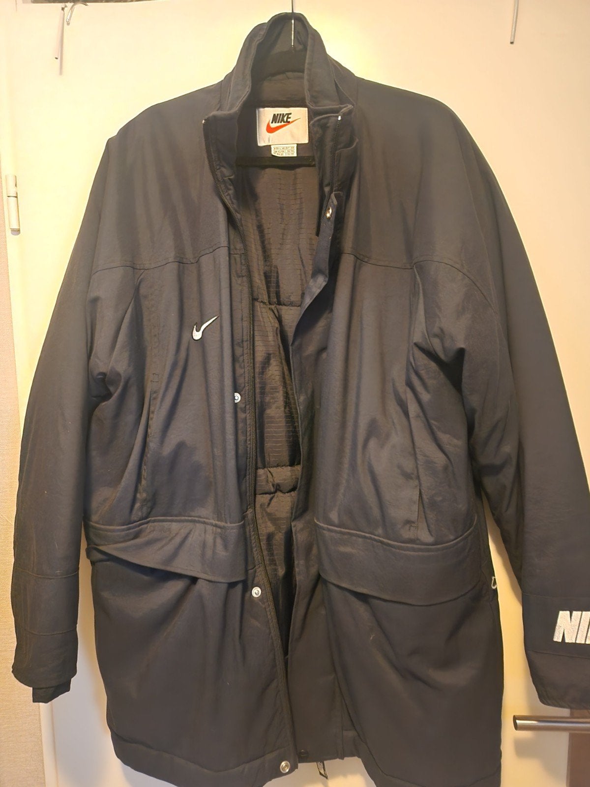 Nike jas parka, Ophalen, Maat 52/54 (L), Blauw, Nike
