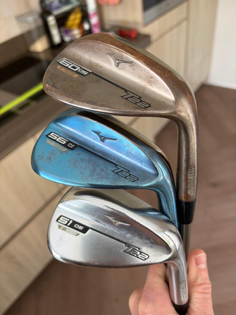Mizuno T22 wedges set | 51-56-60 | graphite Senior flex (F2), Ophalen of Verzenden, Gebruikt, Set, Mizuno