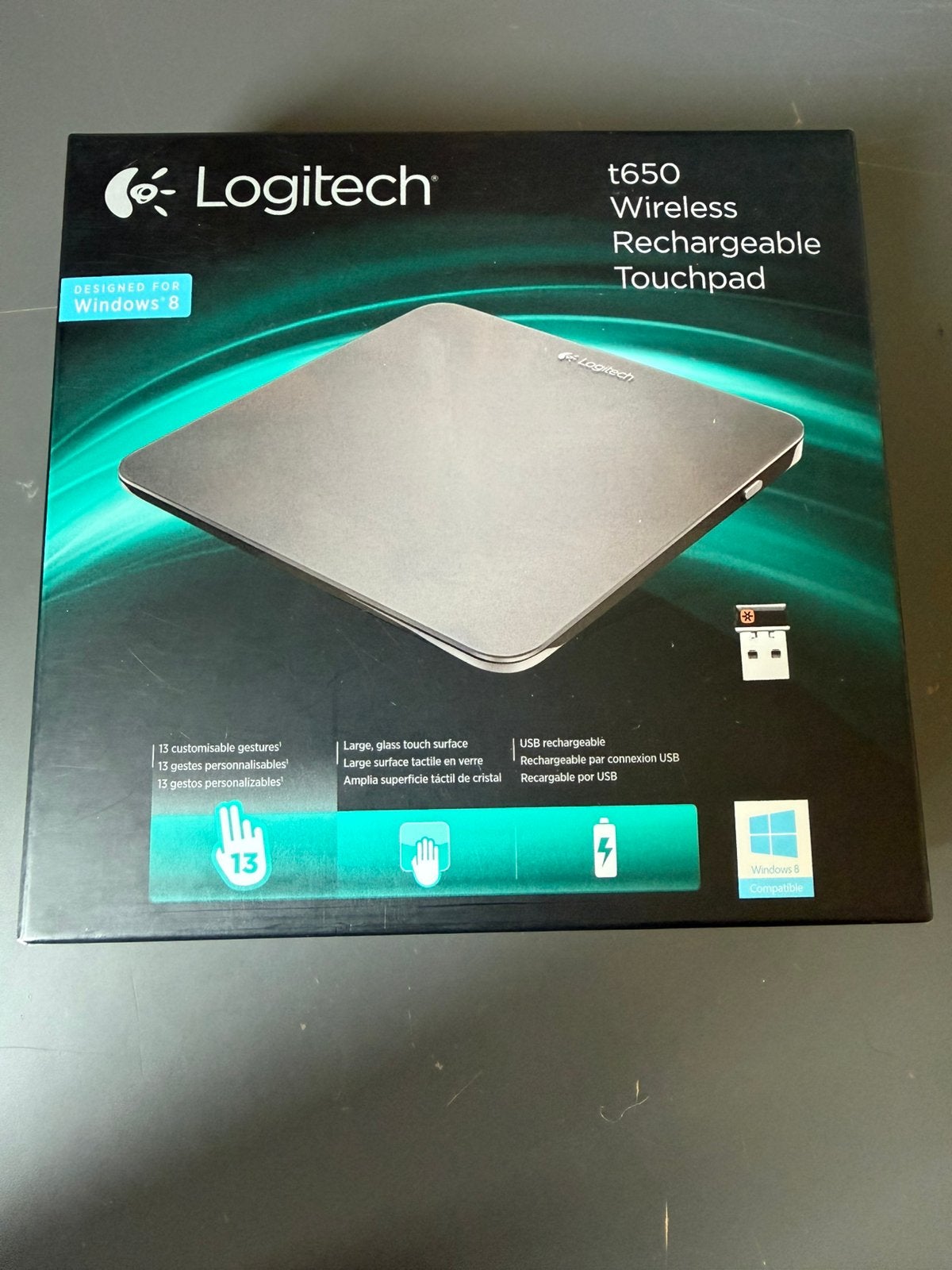 Nieuwe Logitech Wireless Rechargeable Touchpad T650, Ophalen of Verzenden, Nieuw, Logitech