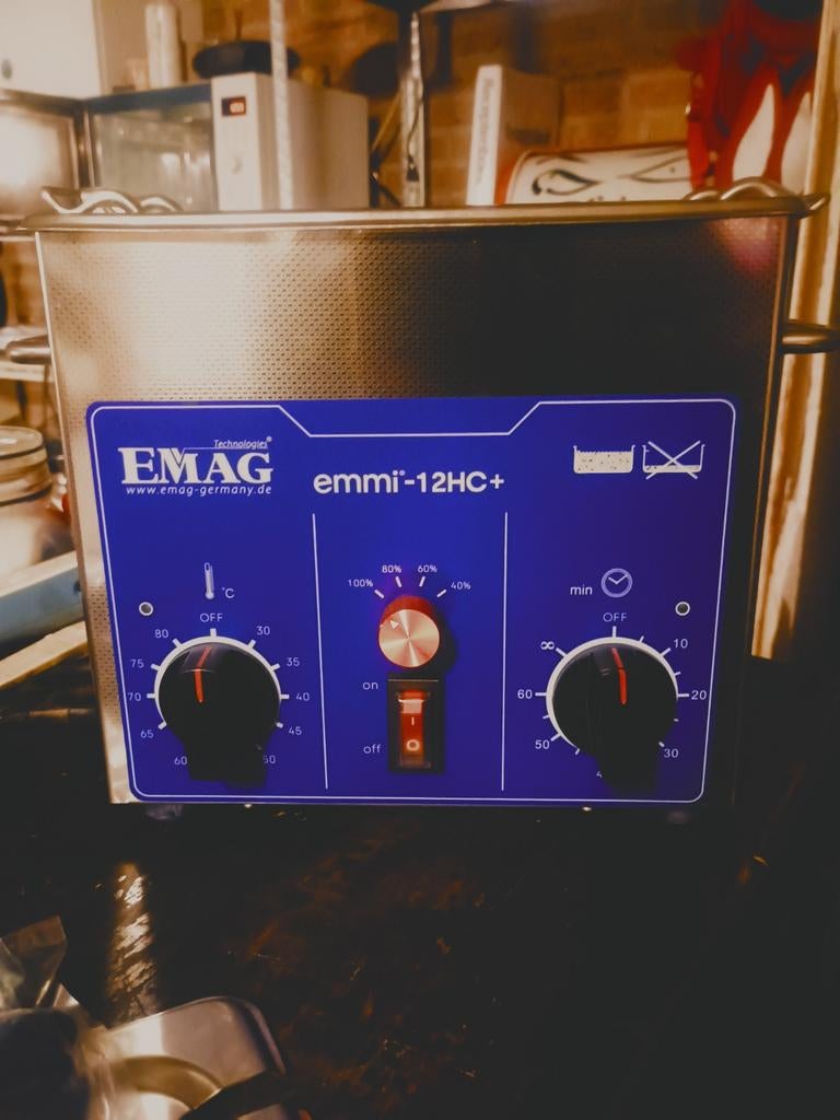 Nieuwe EMAG Emmi-12 HC ultrasone reiniger (ongeopend), Ophalen of Verzenden, Nieuw