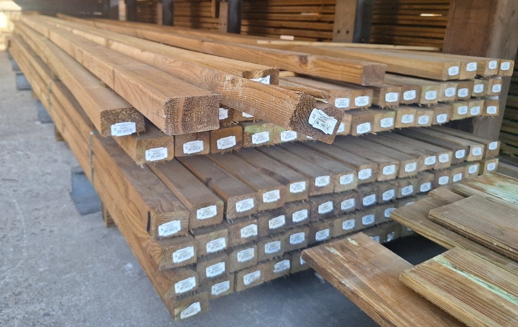 Krom hout voorraad, Tuin en Terras, Ophalen, Minder dan 180 cm, Planken