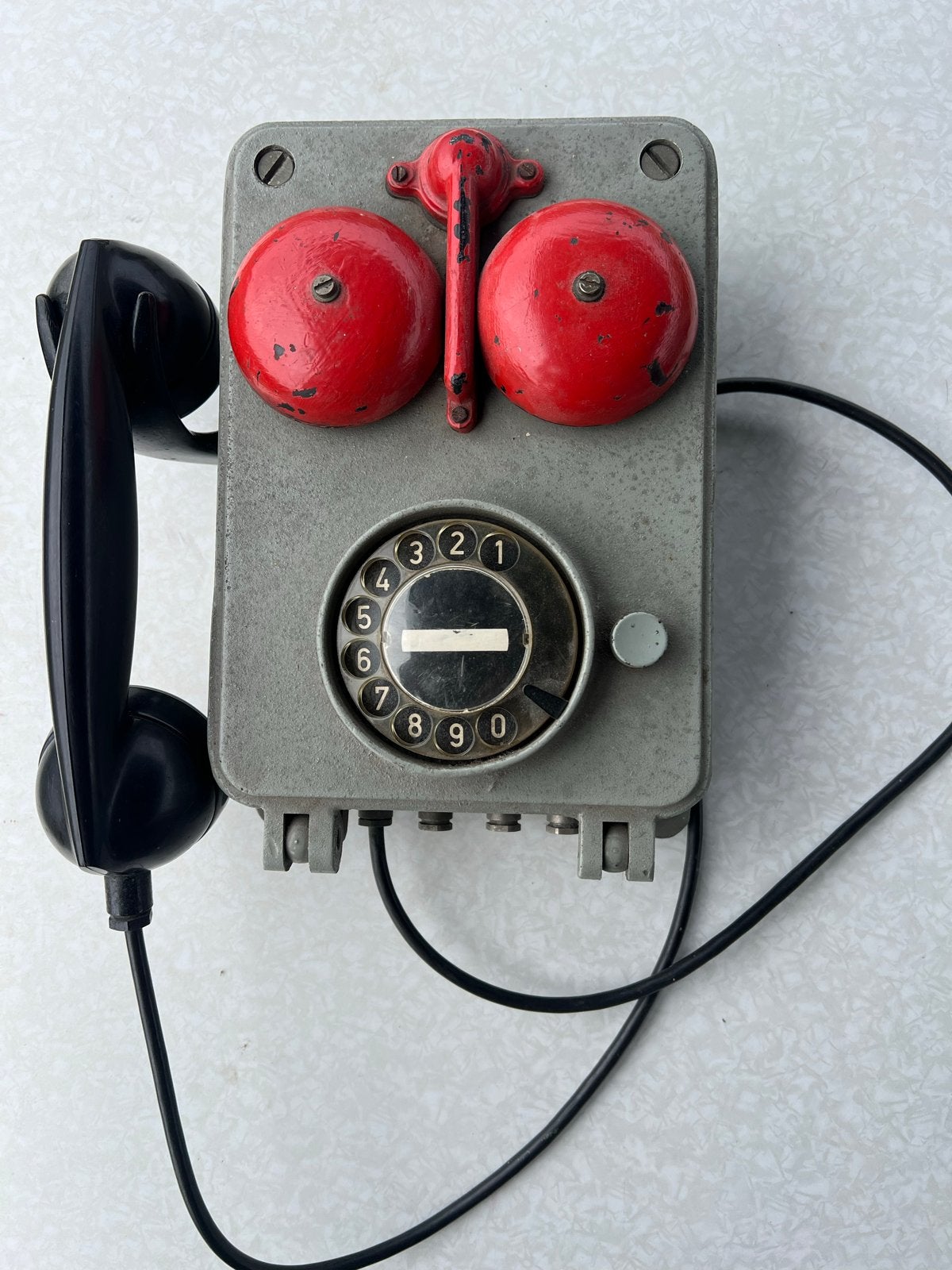 📞Industriele / orgVintage: PTT Ericsson 📞 Draaischijf, Ophalen, Gebruikt, Met draaischijf