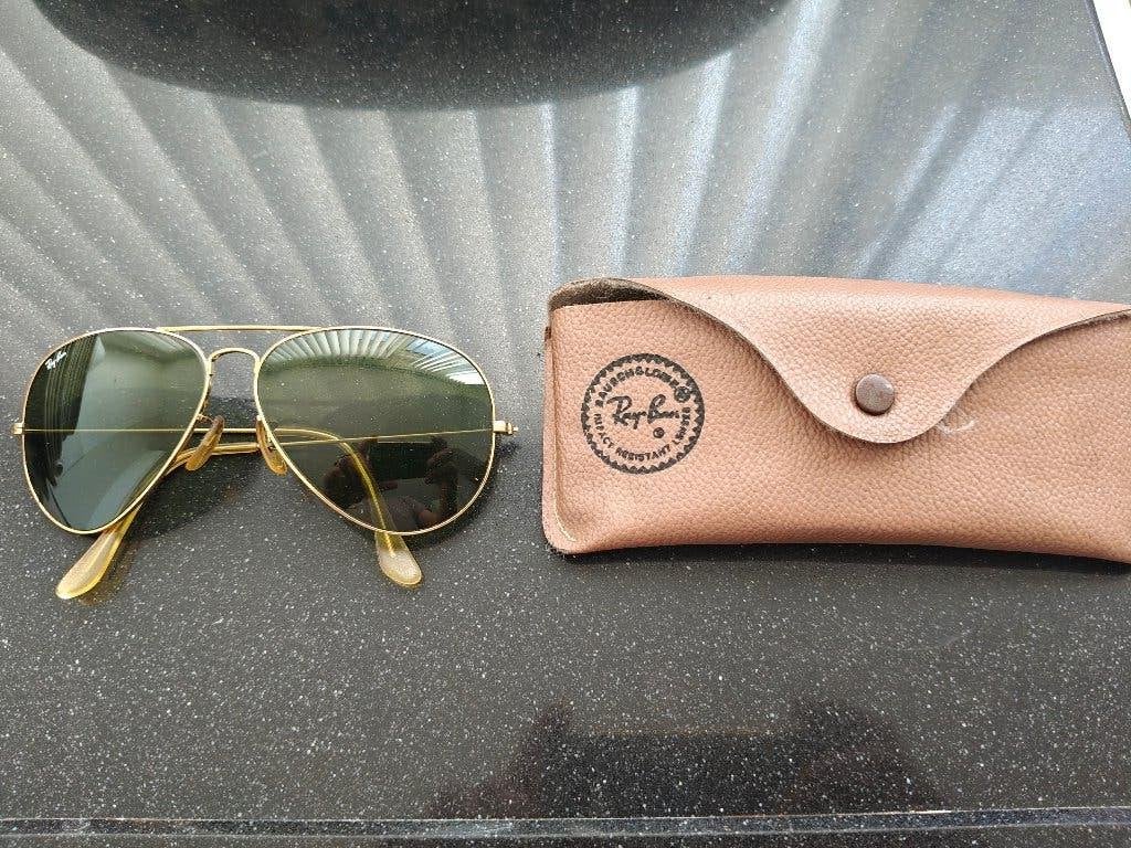 Ray-Ban Aviator zonnebril vintage, Sieraden, Tassen en Uiterlijk, Zonnebrillen en Brillen | Heren, Ophalen of Verzenden, Gebruikt