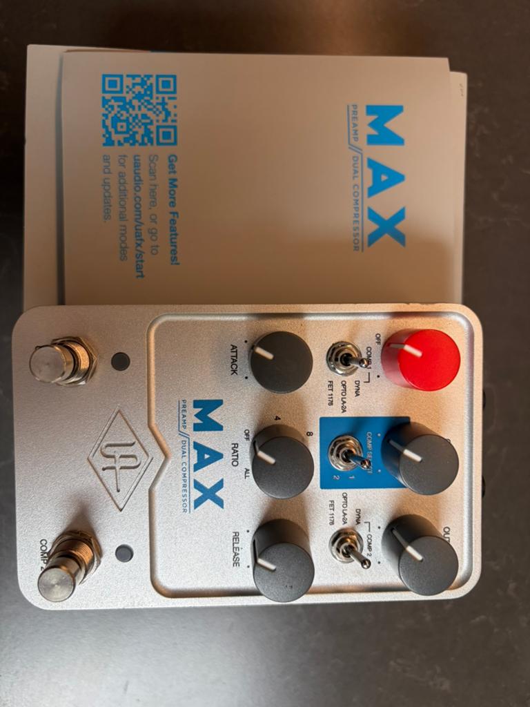 UNIVERSAL AUDIO UAFX MAX PREAMP & COMPRESSOR, Ophalen of Verzenden, Zo goed als nieuw, Compressor