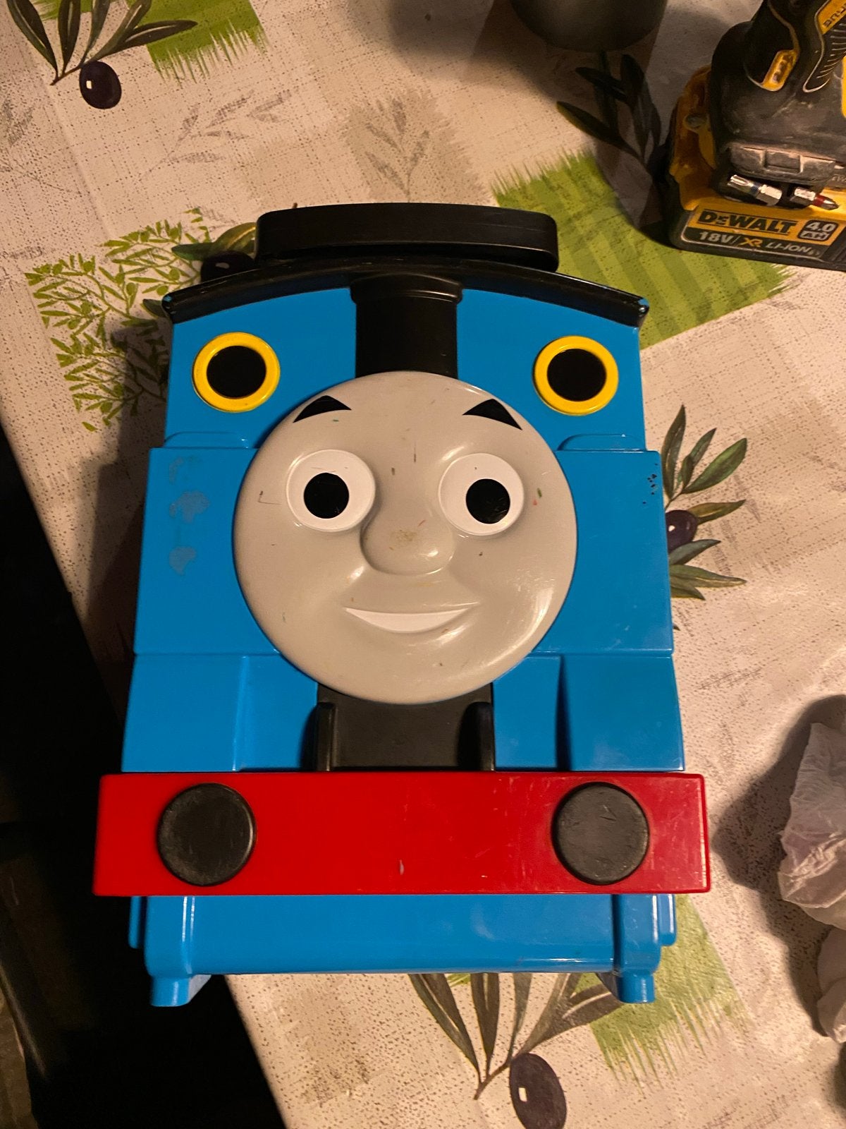 Grote Thomas de Trein collectie met opbergkoffer en rails, Kinderen en Baby's, Ophalen of Verzenden, Gebruikt