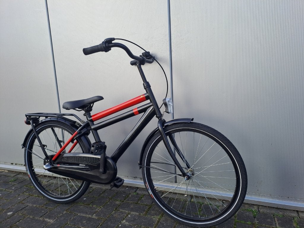 24 inch Batavus jongens fiets met 3 versnellingen, Ophalen, Terugtraprem, 24 inch, Versnellingen
