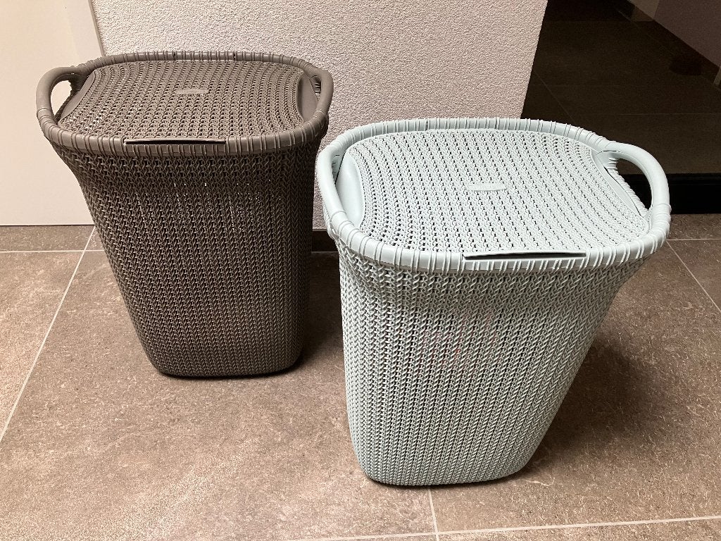 Nieuw Curver : 2 wasmanden, Ophalen, Nieuw, Wit