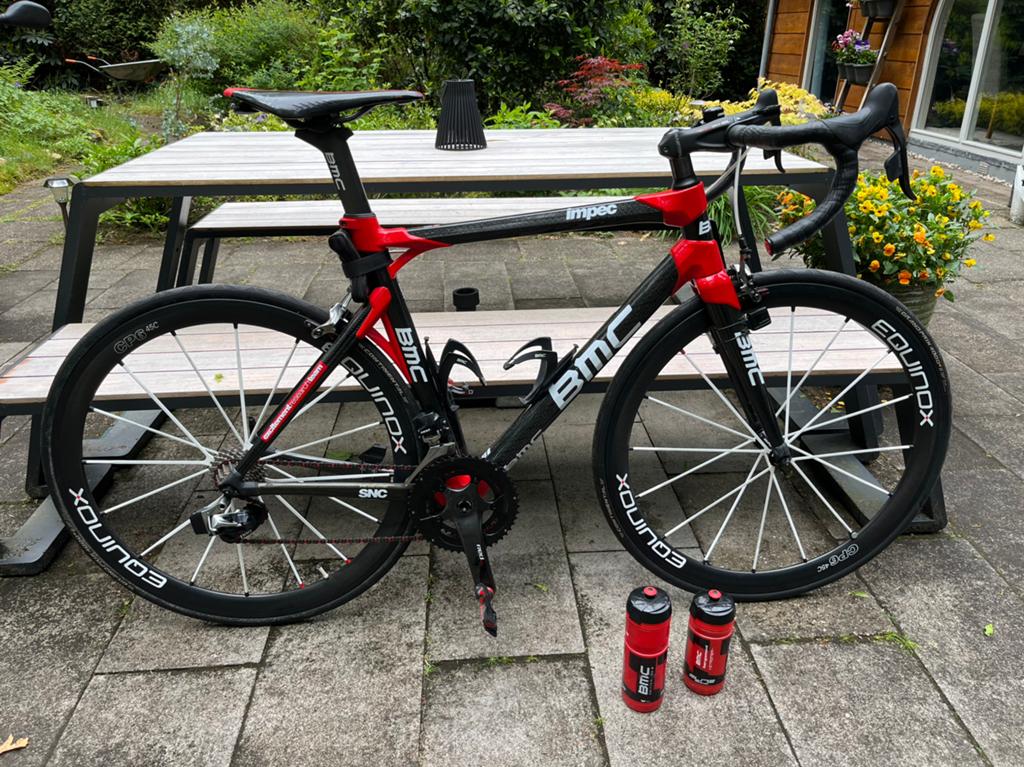 BMC Impec 53cm racefit (schuurvondst), 28 inch, Carbon, Velgrem, Zo goed als nieuw