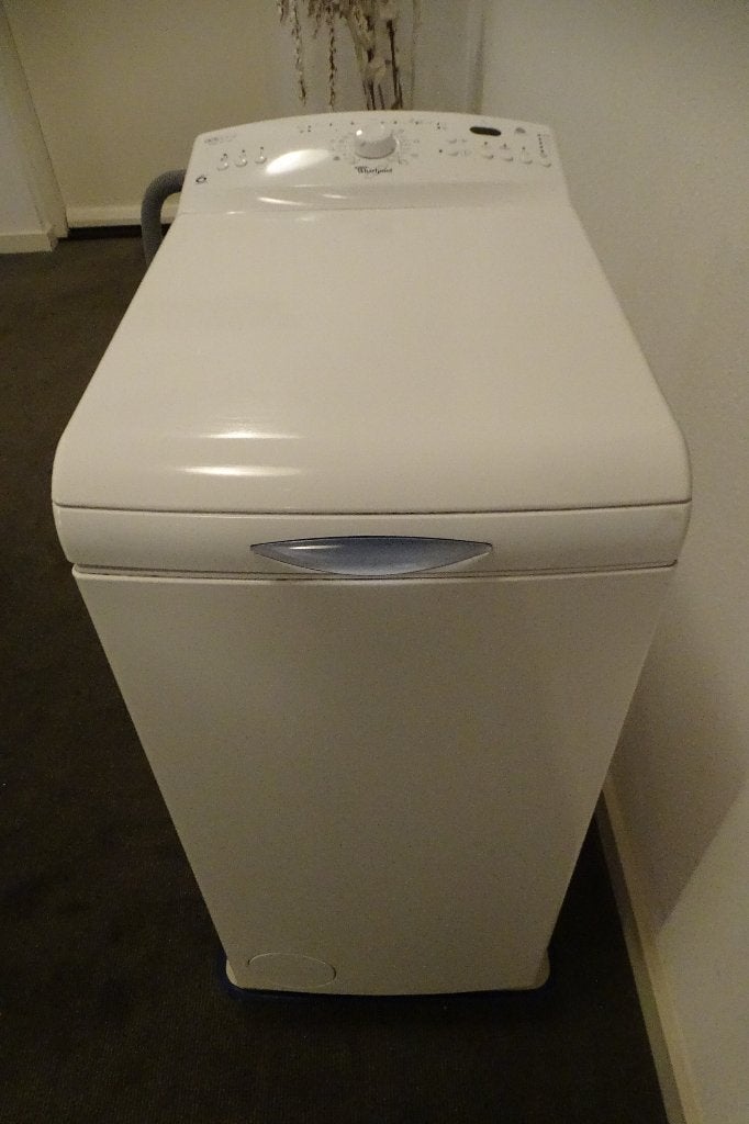 Whirlpool bovenlader wasmachine, Ophalen, 1200 tot 1600 toeren, Gebruikt, 4 tot 6 kg