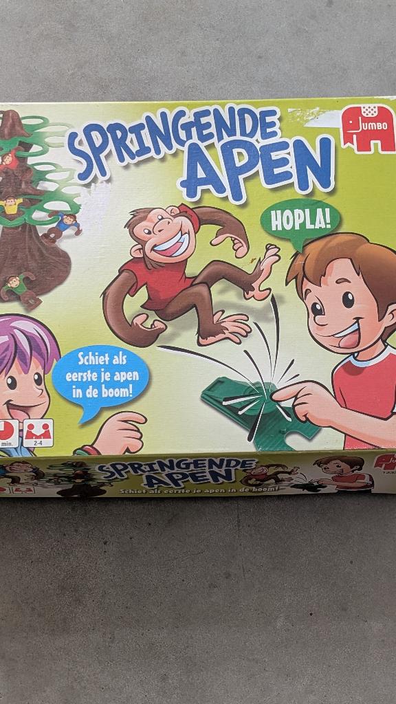 Spelletje springende apen, Drie of vier spelers, Ophalen, Gebruikt, Jumbo