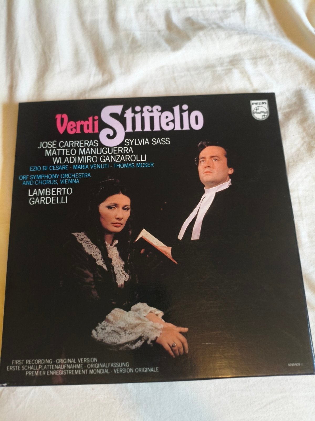 Verdi Stiffelio - 2 lp boxset philips (1980) - José Carreras, Opera of Operette, Ophalen of Verzenden, Zo goed als nieuw, Romantiek