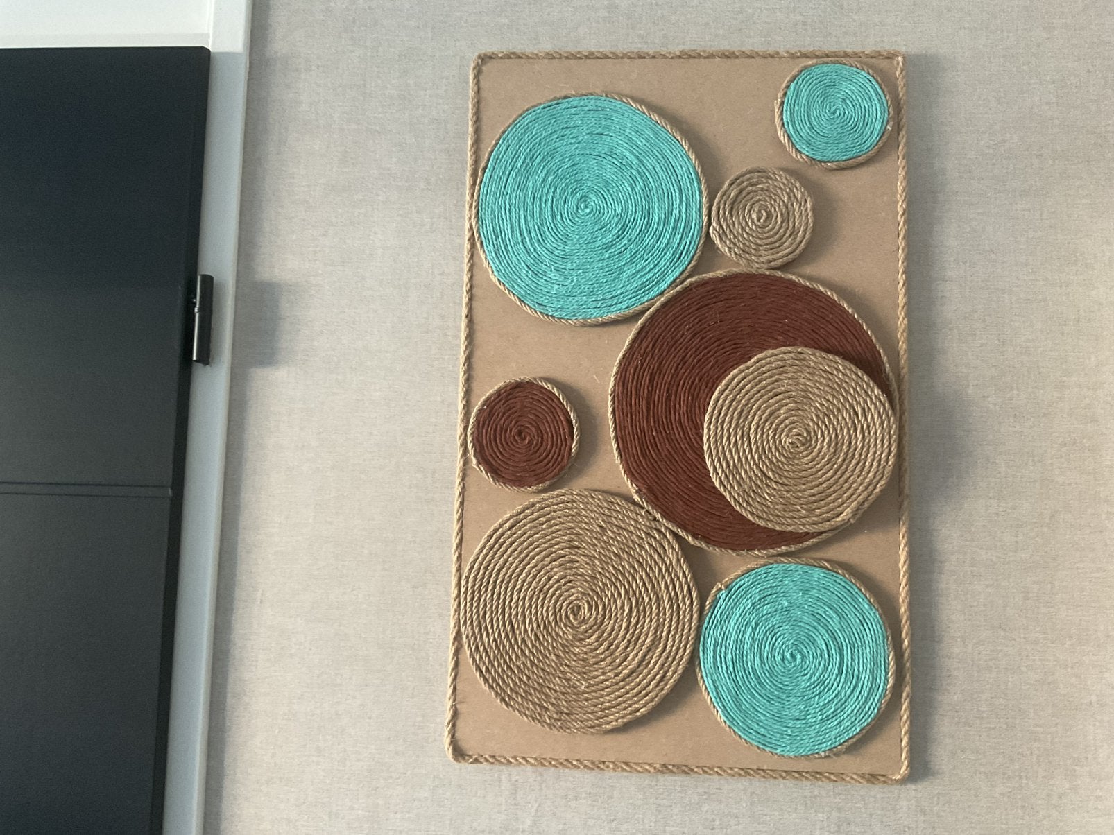 Nieuwe unieke wanddeco in prachtige kleuren. 38x62cm, Ophalen of Verzenden, Nieuw