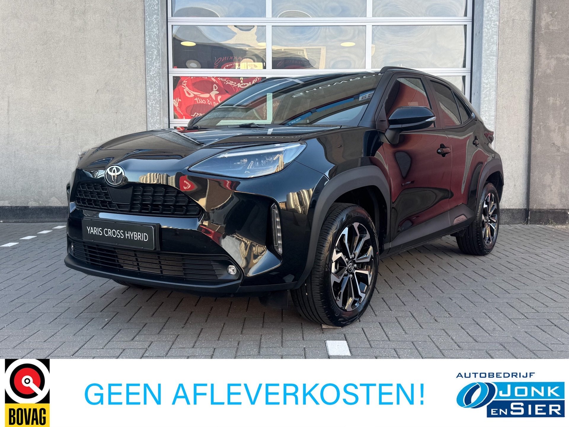 Toyota Yaris Cross 1.5 Hybrid 130 Dynamic|Apple CarPlay/Andr, Gebruikt, Zwart, 1490 cc, Bedrijf