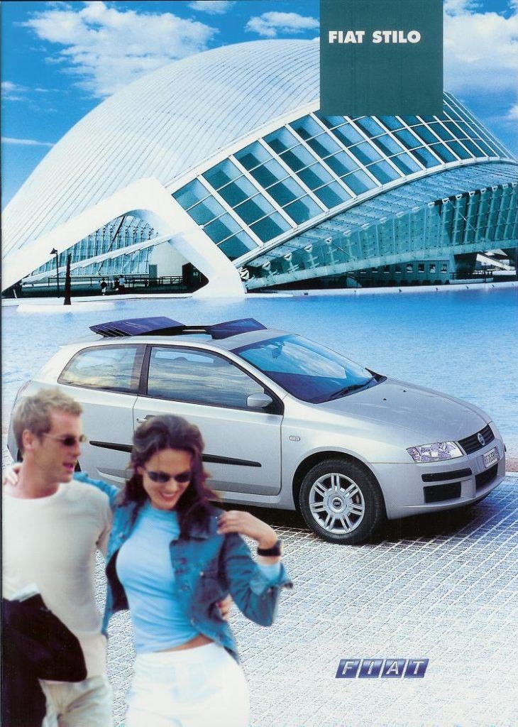 Folder Fiat Stilo maart 2003 + Fiat Stilo forward thinking, Nieuw, Ophalen of Verzenden, Overige merken, Fiat