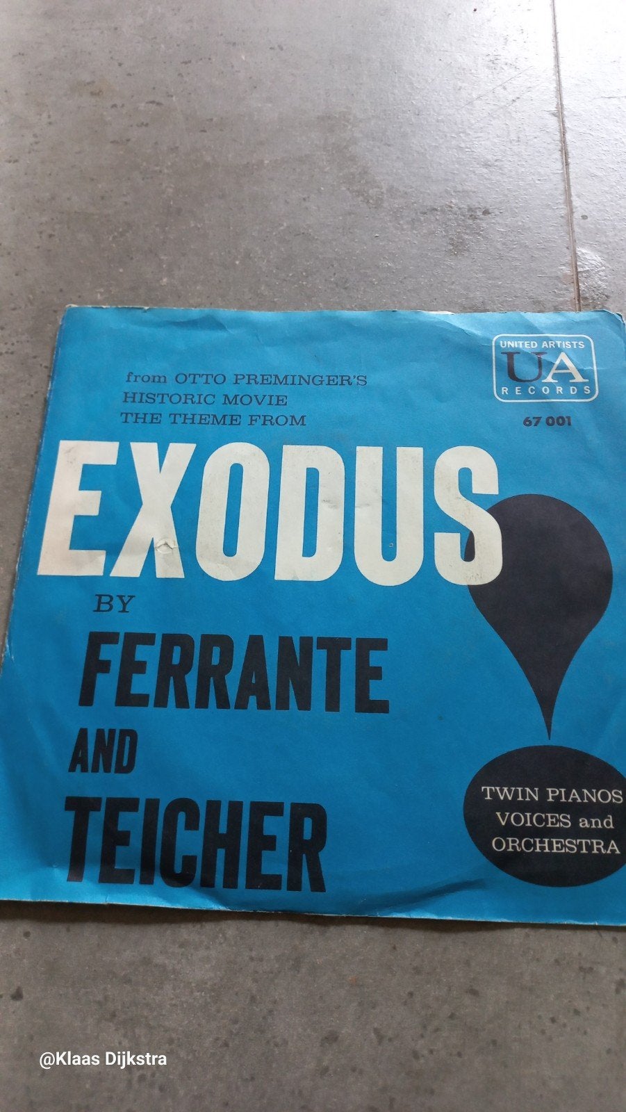 Ferrante & Teicher  Exodus, Ophalen of Verzenden, Gebruikt, 7 inch