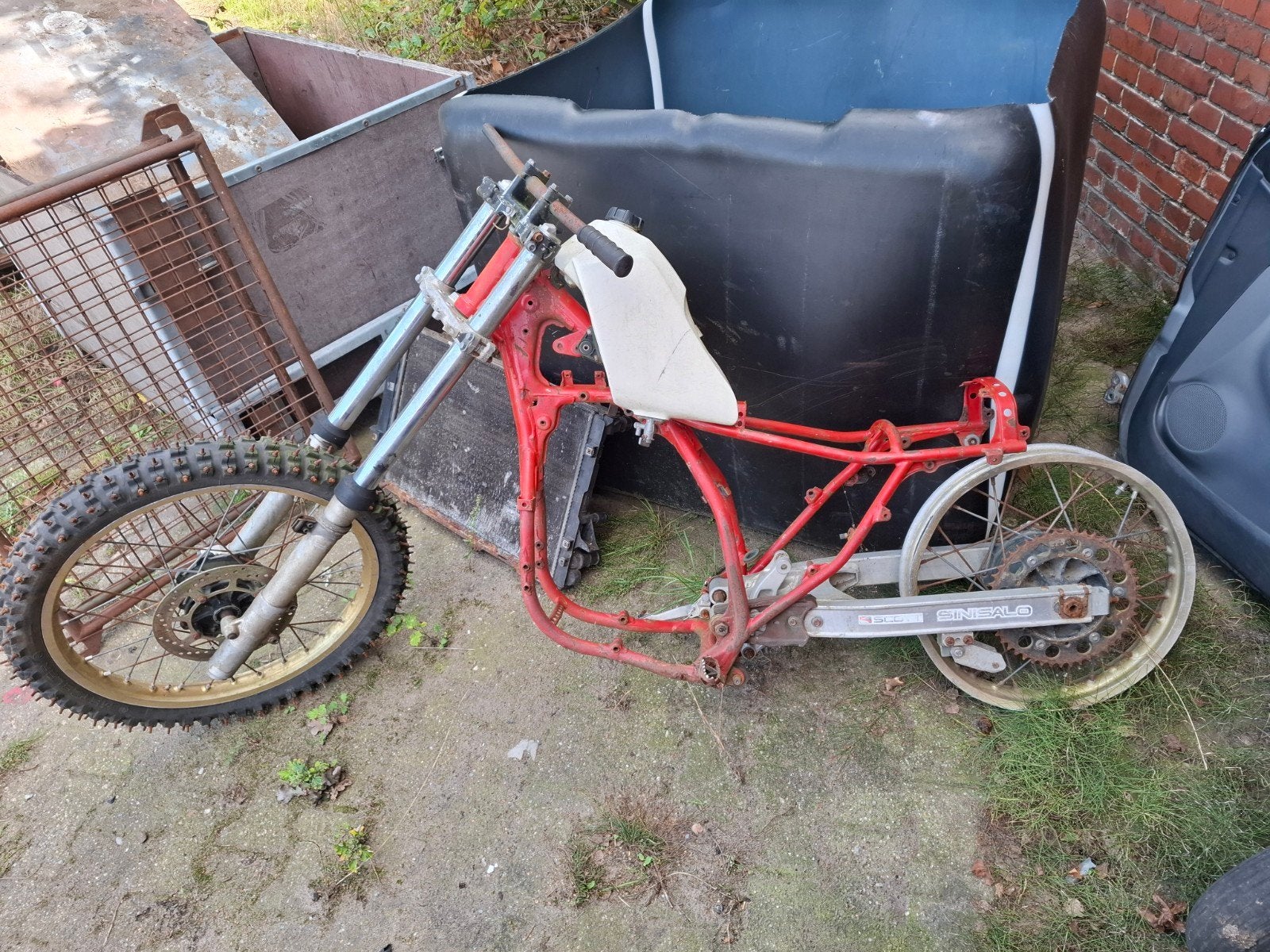 yamaha yz250 frame, Ophalen