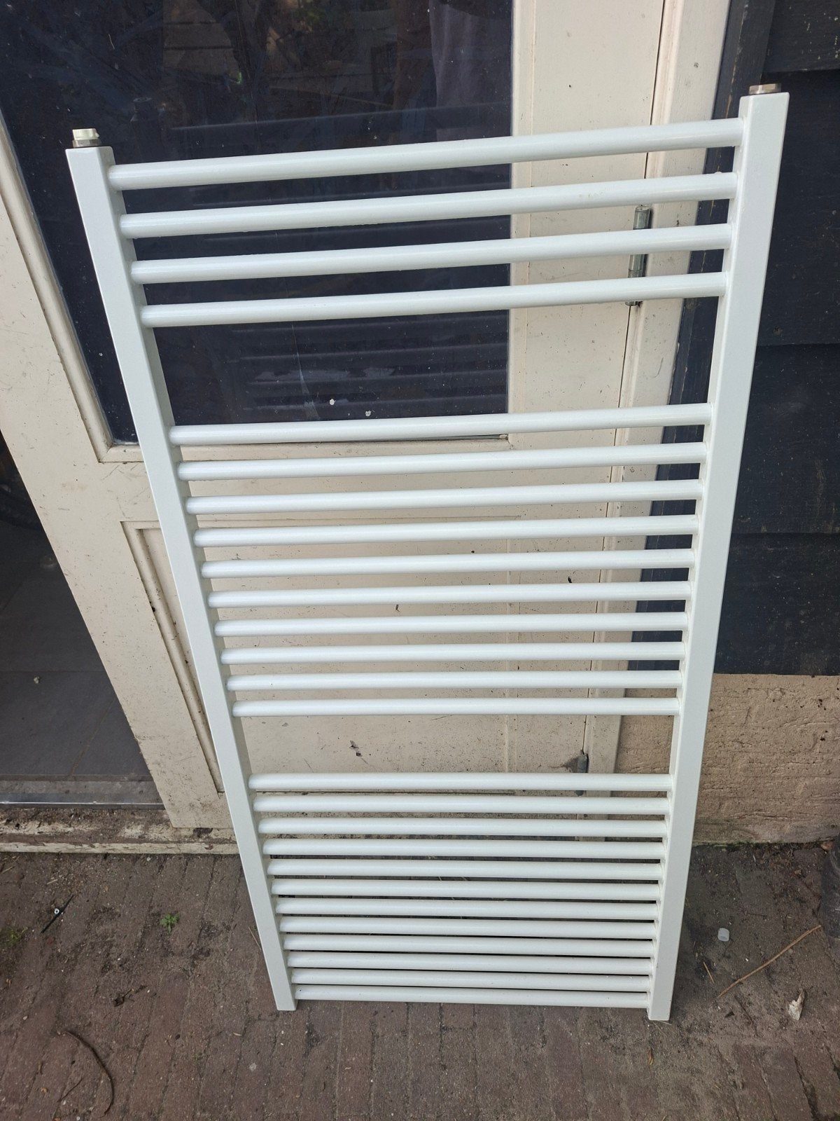 Witte radiator voor badkamer of toilet. 60x120, Gebruikt, Radiator, Minder dan 60 cm, Ophalen of Verzenden