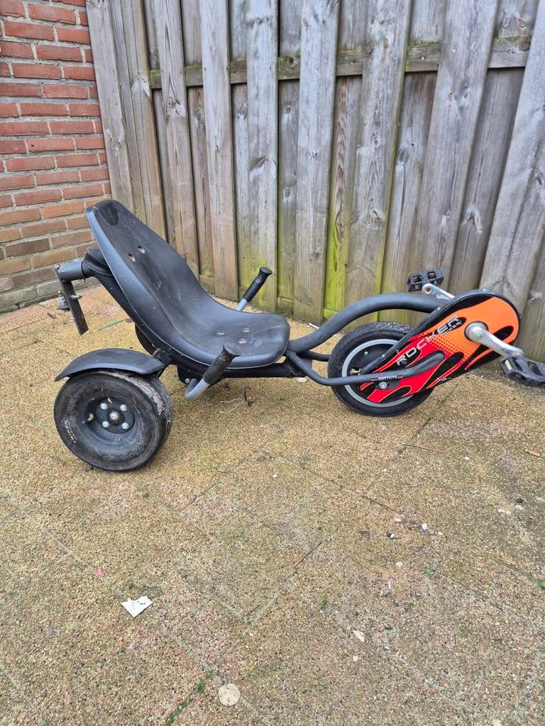 Stoere ligfiets, Ophalen