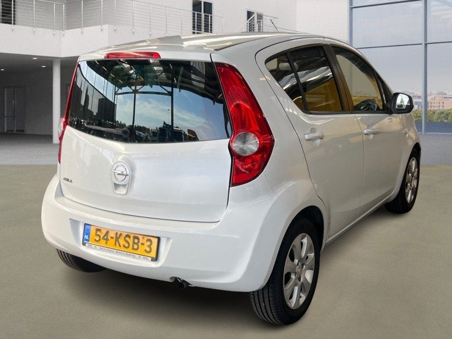 Opel Agila 1.2 Edition Automaat 78.850 km +NAP NL-auto, Auto's, Dealer onderhouden, 4 cilinders, Wit, Origineel Nederlands