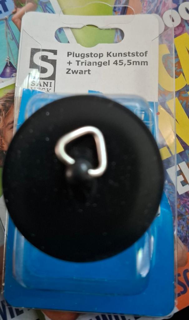 Plugstop kunststof 45,5 mm, Ophalen of Verzenden, Nieuw, Zwart, Overige typen