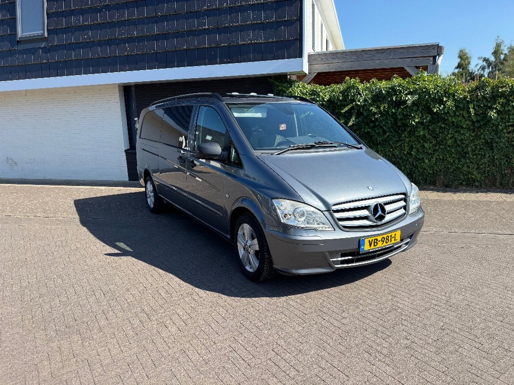 Mercedes Vito 122 CDI V6 343 XL | Gerev. motor | Marge, Automaat, Euro 5, Zwart, Blauw