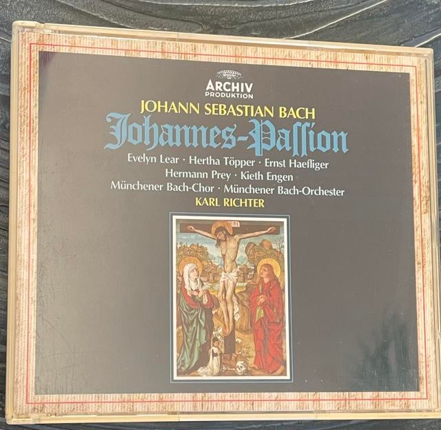 J.S. Bach - Johannes-Passion - Karl Richter (2 CD's), Boxset, Ophalen of Verzenden, Zo goed als nieuw, Barok