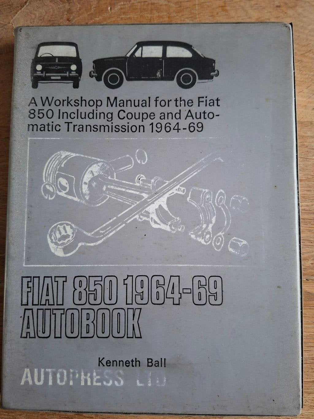 Workshop Manual for Fiat 850 Incl Coupe 1964-1969, Ophalen of Verzenden