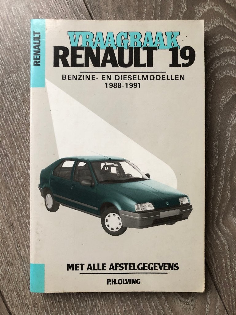 Vraagbaak Renault 19 Benzine- en Dieselmodellen 1988-1991, Ophalen of Verzenden