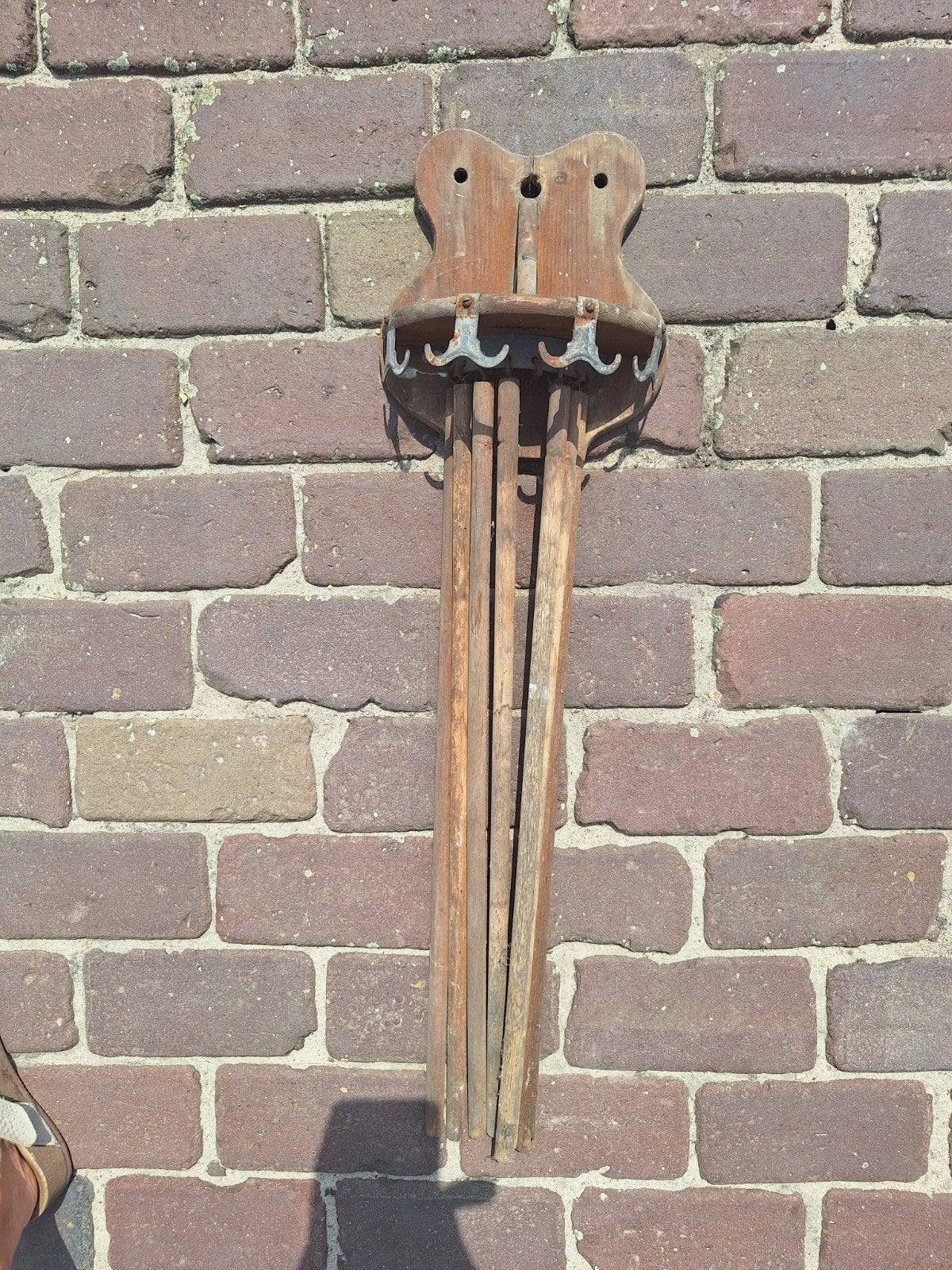 Vintage houten droogrek / wasrek, Ophalen