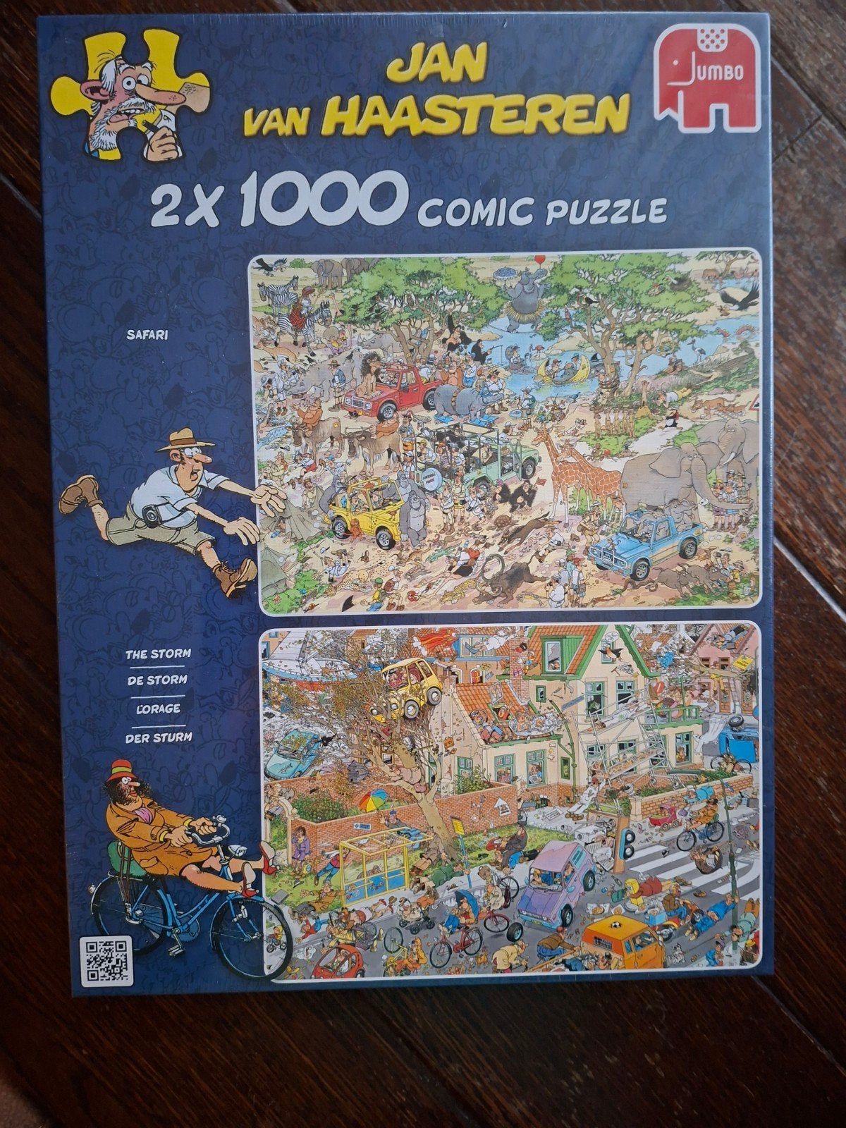 Jan van Haasteren 2x 1000 combidoos NIEUW, Ophalen of Verzenden, Meer dan 1500 stukjes, Nieuw