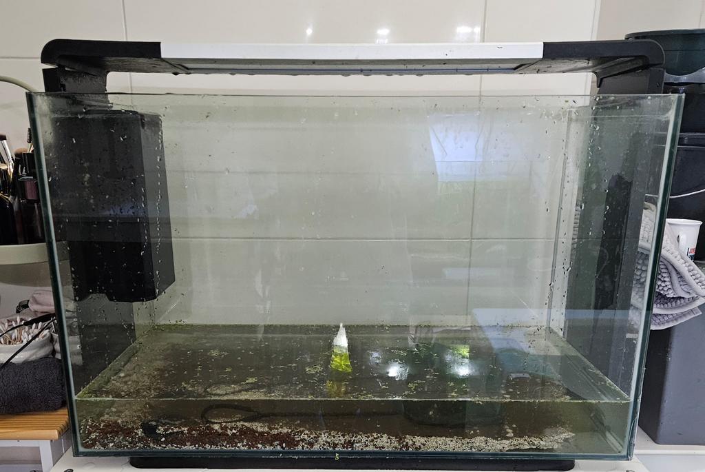 Superfish aquarium met led verlichting zwart 110 liter, Ophalen, Zo goed als nieuw, Leeg aquarium