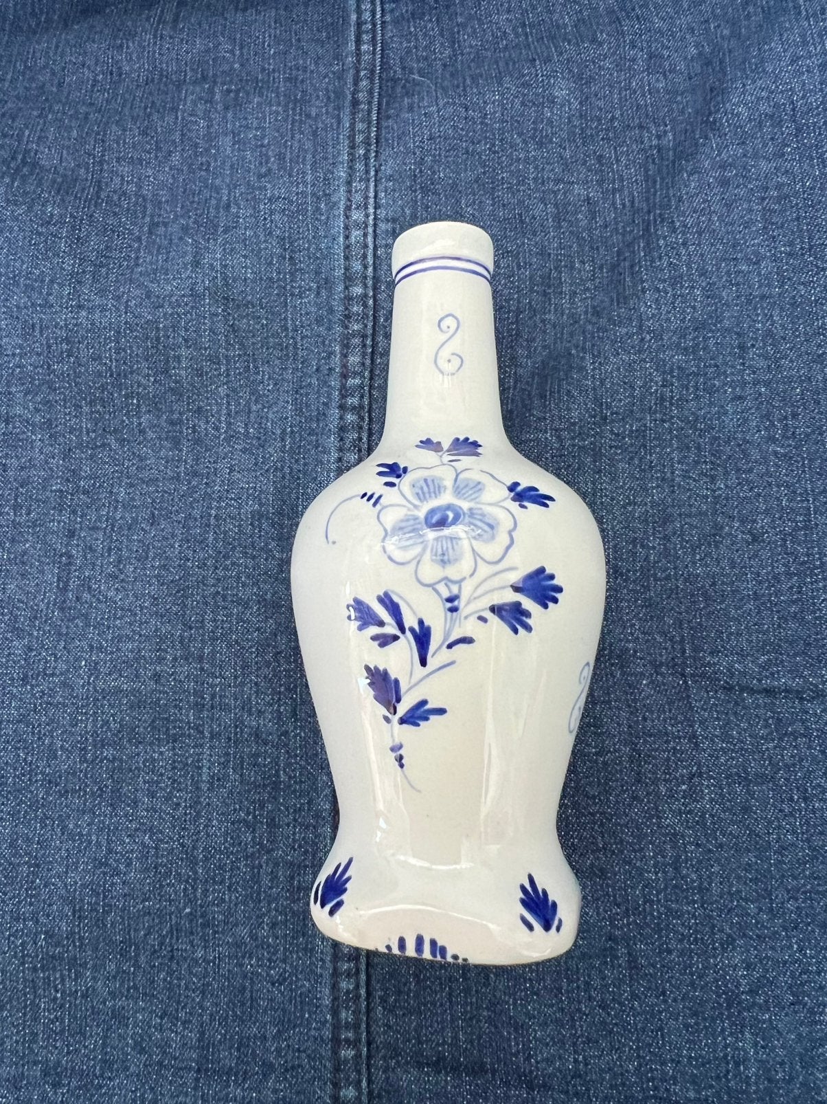 Kleine delfts blauwe vaas van Schoonhoven, Ophalen of Verzenden