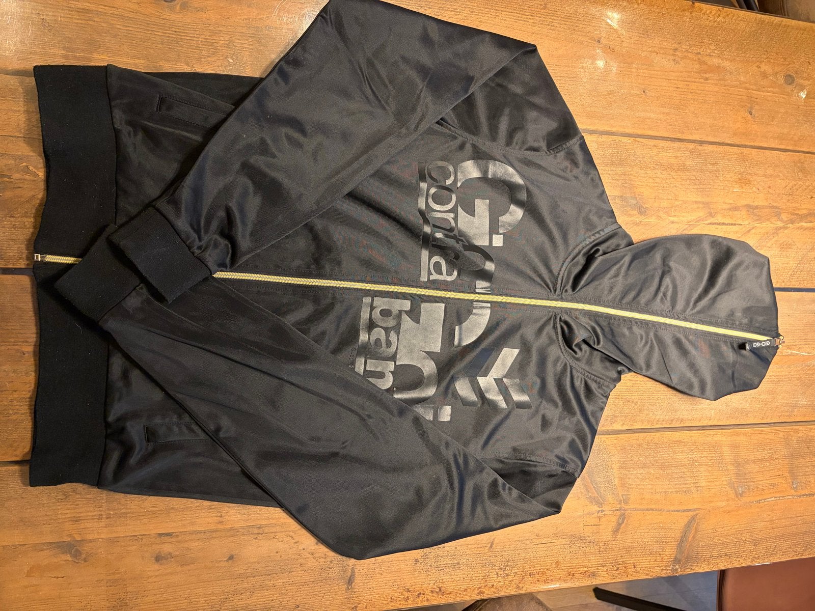 Retro Gio Goi heren sportjack maat M, Ophalen of Verzenden, Zo goed als nieuw, Maat 48/50 (M), Zwart