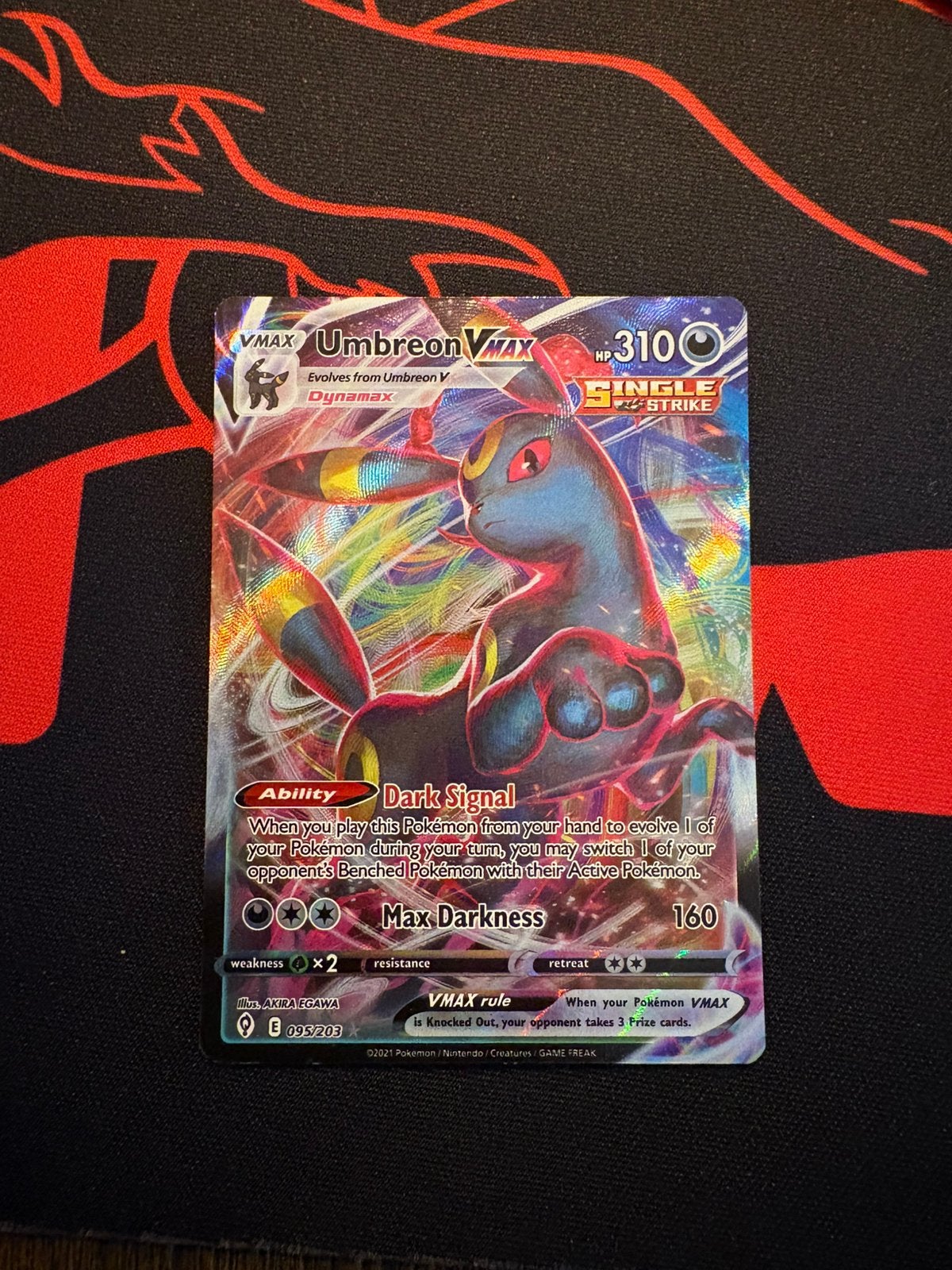 Umbreon VMAX – 095/203, Verzenden, Zo goed als nieuw
